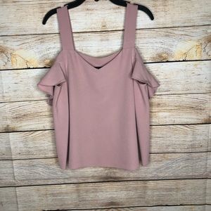 TIMING Pink Off the shoulder Blouse